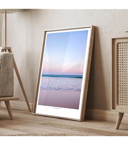 Amazon.co.jp: 鈴木英人 コートダジュールの小高い丘 現代アート 額装