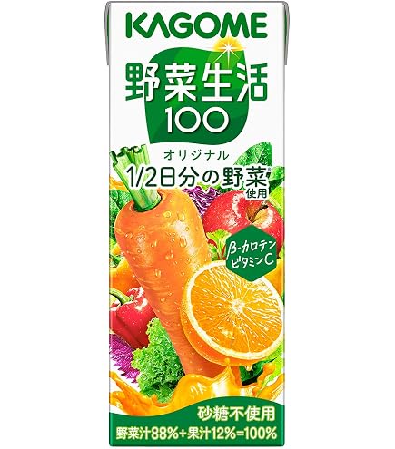 Amazon.co.jp: カゴメ 野菜生活100 アソートセット 200ml 96本（24本×4