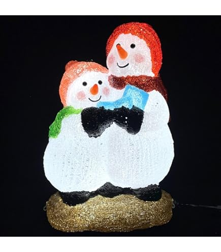 Amazon.co.jp: スノーマン親子 ツインスノーマン スノーマンファミリー