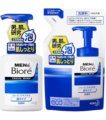 Amazon | メンズビオレ 【セット】 泡タイプ洗顔 本体 150ml