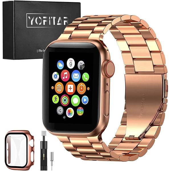 Amazon.co.jp: [JCGOOD] apple watch バンド ステンレス製 40mm 保護