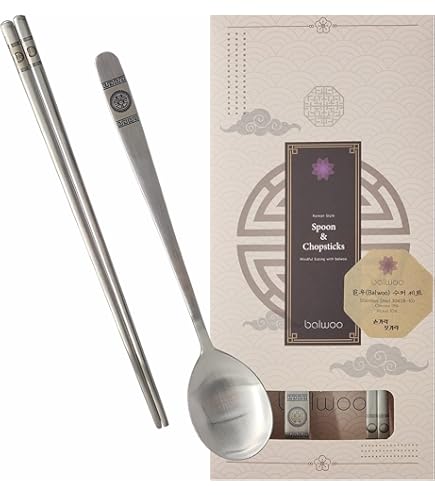 Amazon | ノッヒャン プレミアム 真鍮 鍮器 箸 スプーン 2人セット