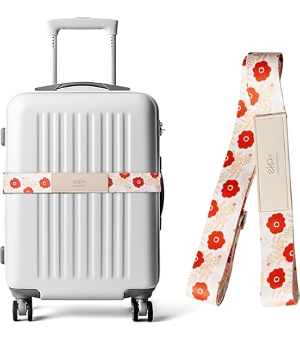 Amazon.co.jp: 羽田空港フランクミュラースーツケースベルト白