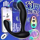 【初心者向けのメスイキ】アナルバイブ アナルプラグ 大人のオモチャ男性用【9種曲がる＋9重会陰刺激振動＋スマホ遠隔操作＋リモコン付き】【カスタム知能遠隔】アナル 拡張 前立腺マッサージ あなるバイブ 潮吹き 初心者 ディルド 会陰 バイブ 男性 あだ