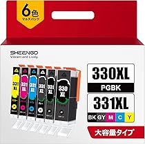 Canon BCI-331+330 インクカートリッジ 6色セット キヤノン（Canon） BCI-331(BK/C/M/Y/GY)+BCI-330/6MP 6色マルチパック