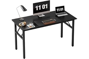 Need Computer Desk Office Desk 47 inches Folding Table with BIFMA Certification Computer Table Workstation No Install Needed,