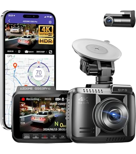 Amazon.co.jp: AZDOME ドライブレコーダー 0.96モニター付き 24時間