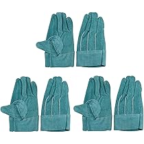 Amazon.co.jp: No 106 レインボー 手袋 (10双) 床皮背縫 皮手袋