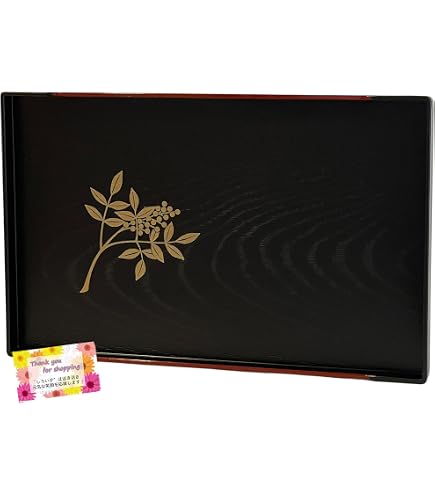 Amazon｜茶道具 煎茶道具 真塗 四方盆 小 三器盆 拝見盆 唐物 16.5