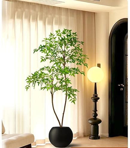 【送料無料】大型　人工観葉植物 人工植物 インテリア 造花 鉢植え 装飾用 Amazon｜HGJH 大型観葉植物 フェイク 140cm 人工観葉植物