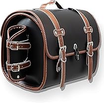 Amazon | バイク用リアボックス 本革 33L ビクトリア様式 本革
