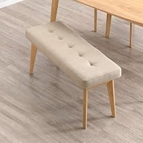 Amazon｜タンスのゲン ダイニング ベンチ 単品 幅100 ファブリック