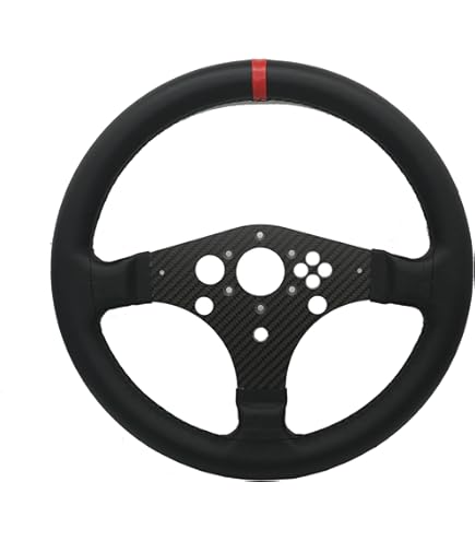 Amazon | SIMPUSH レーシングゲームステアリングホイール 改造ハンドル