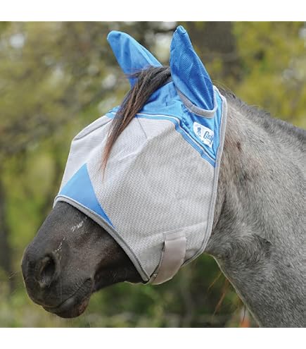 Cashel Crusader Long Nose Fly Mask Mule Ears Donke