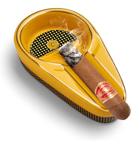 Amazon.co.jp: 葉巻 灰皿 シガー 灰皿 銅合金 大口径葉巻フリューム