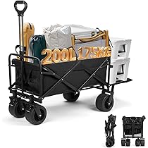 Amazon | Vividorad キャリーワゴン 【2025強化版 大容量200L 耐