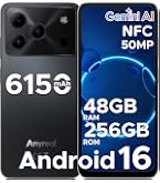 Amazon | Android16 SIMフリー スマホ 6.56インチ 90Hz 5000万画素