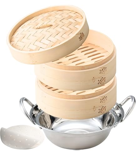 Amazon｜日本製 池匠 ひのき和セイロ27cm(身1・木蓋1) ＋ IH対応セイロ