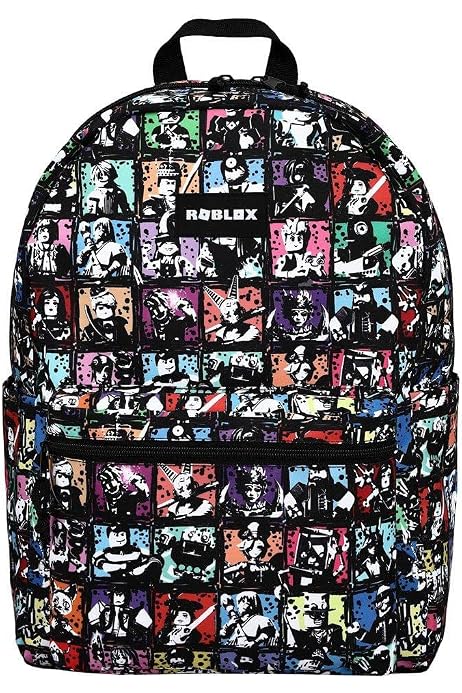 Kids Roblox Backpack Student Bookbag 