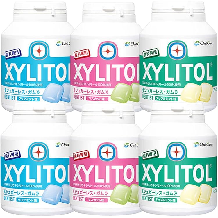 キシリトールガム 歯科専用 オーラルケア ボトルタイプ 12個セット (153g(90粒相当)/1個) ボトルガム 歯科用 Amazon.co.jp: 【オーラルケア】【歯科専用】キシリトールガム