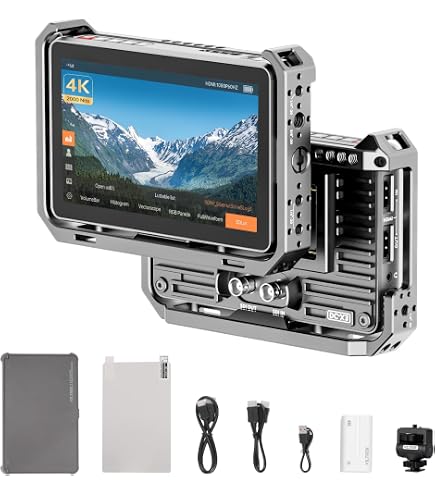 Amazon | 7インチ4K HDMIフィールドモニターキット、VILTROX DC-70 II