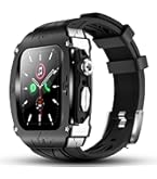 Amazon.co.jp: 高級メタルケース Apple Watch 9 8 7 45mm 6 44mmバンド