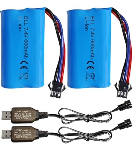 Amazon | 7.4V 500MAHリチウムバッテリー LDR/C/MN MODELに対応 SM3P