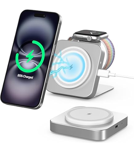 Amazon.co.jp: ワイヤレス充電器 2 in 1 24ヶ月保証 Apple認証品
