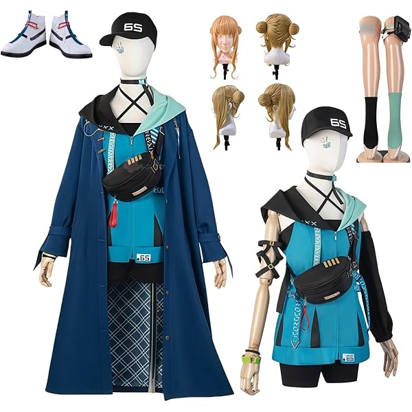 Amazon.co.jp: [楽コス]鏑木ろこ コスプレ 衣装 ウィッグ付き かぶら