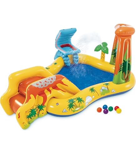 Amazon | Intex ジャングルアドベンチャー 空気注入式 プレイセンター