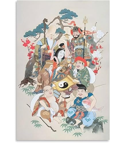 七福神絵画 12 月 24 日より展示中〉 歌川芳艶「七福神見立小道具」 Utagawa