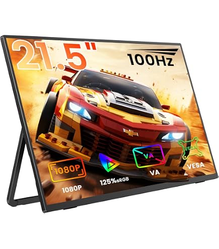 Amazon.co.jp: EVICIV モバイルモニター 21.5インチ ケース付き 100Hz