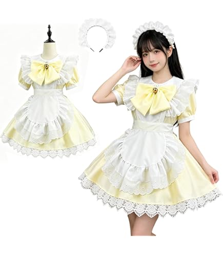 Amazon.co.jp: 【A2HE1X2GDMUCB8】ネコぱら コスプレ メイド服 可愛い