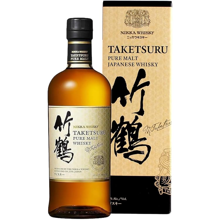 Amazon.co.jp: ニッカ 竹鶴 ピュアモルトウイスキー43度700ml[新ラベル