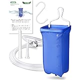 エネマフラッシュ 【 Amazon.co.jp】 腸内洗浄 自宅 多目的洗浄器 浣腸器 かんちょう コーヒーエネマ コロンハイドロセラピー エドガー・ケイシー 宿便解消 クレンジングポンプ 腸内環境 便秘改善 残留便解消 むくみ解消 ゲルソン療法 肛