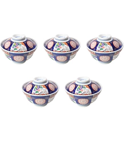 【庫山窯】美濃焼　蓋付き丼　5客セット Amazon.co.jp: 美濃焼 庫山窯 蓋付き 丼 5客セット : ホーム＆キッチン