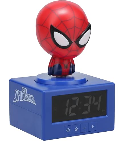 Amazon.co.jp: Lexibook Marvel スパイダーマン デジタル目覚まし時計