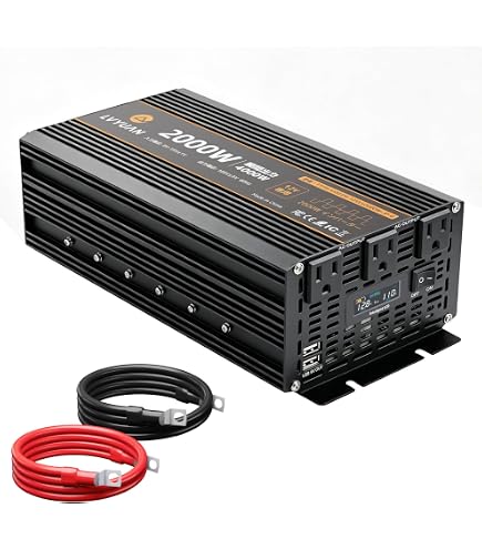 Amazon.co.jp: LVYUAN インバーター 12V 定格 1500W 瞬間最大 3000W