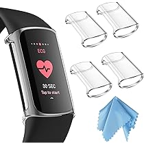 fitfit - fitbit charge4　美品　保護フィルム付き Fitbit charge6 charge5 charge4 charge3 交換 バンド