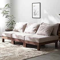 Amazon｜RASIK ソファー 3人掛け(1人掛け3点) 幅180×奥行90cm
