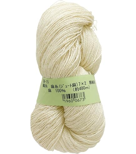 Amazon.co.jp: 生川商店 織り糸・編み糸 麻糸キングリネン 約φ1mm×760m