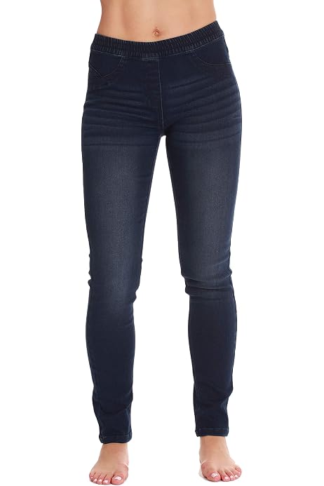 Skinny Ripped Distressed Denim Jeggings 
