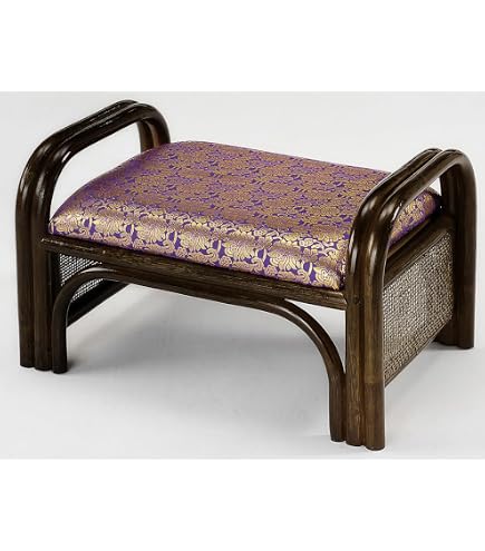 Amazon｜【今枝商店】籐 ラタン ご仏前金襴座椅子 AMZC41 座面高31cm