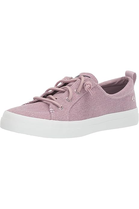 women's crest vibe washed linen sneaker