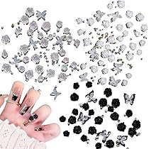 黒×白 ネイルパーツ 10個 楽天市場】ネイル パーツ ホワイト ぷっくり ハート 10個入り