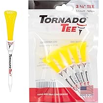 トルネードティー 5本入り 3.25インチ イエロー2袋 トルネードティー イエロー 3.25インチ 5本セット/TORNADO TEE
