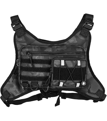 Amazon.co.jp: RAPDOM タクティカル Molle チェストリグ One Size 