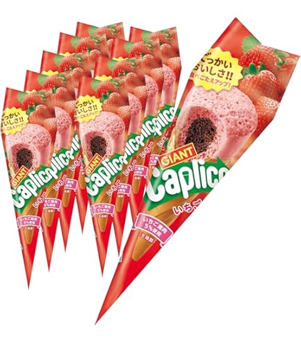 Amazon | 江崎グリコ ジャイアントカプリコ(いちご) チョコレート菓子
