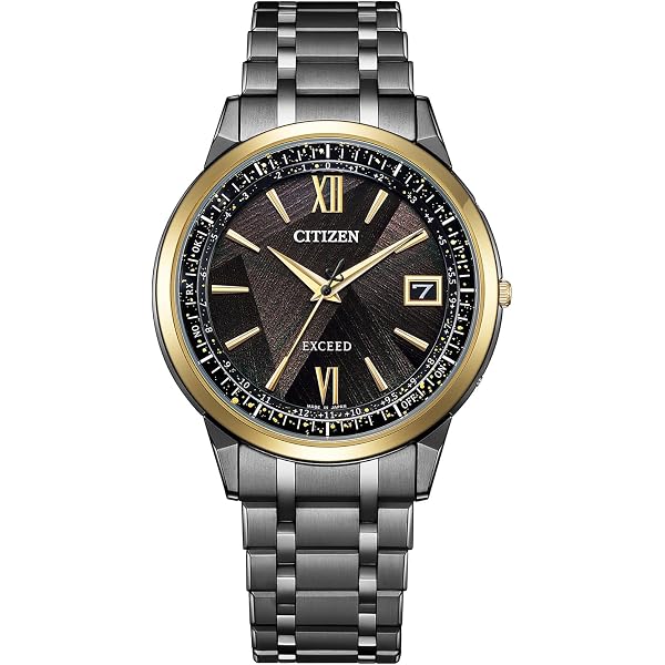 Amazon.co.jp: Citizen Exceed Moonphase Waterproof Light-Powered