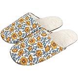 [ディーディーインテックス] FLORET LONDON スリッパ02 オーチャード ネイビー 23～25cm [リバティプリント使用]